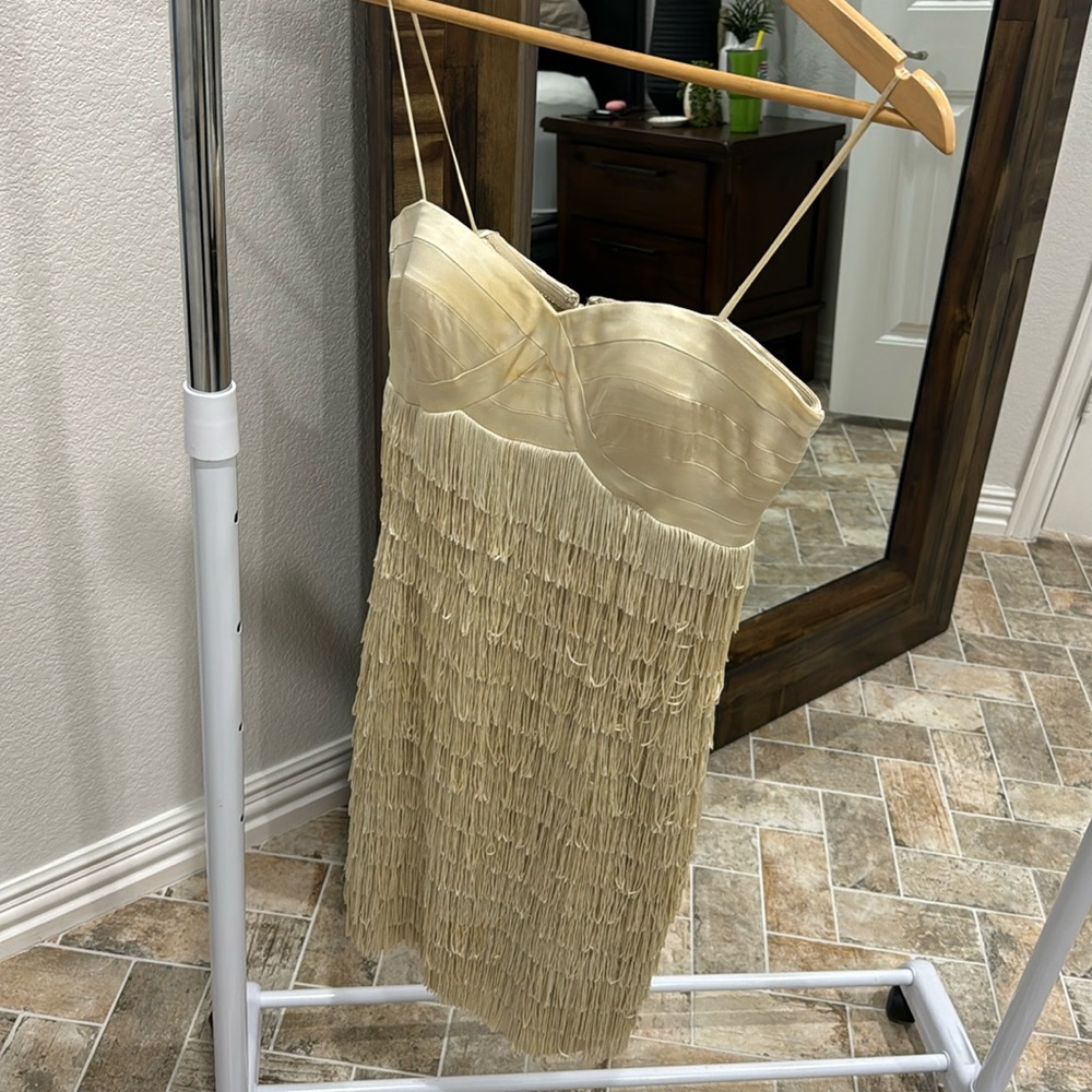 Cream Flapper Dress